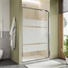 DEGHI Box doccia nicchia 120 cm scorrevole con vetro serigrafato e profilo cromo 190h - Mirea