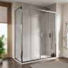 DEGHI Box doccia 65x160 cm doppio scorrevole con vetro trasparente e profilo cromo 190h - Mirea
