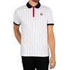 Fila Uomo Polo Classica A Righe Vintage, White/Red/Peacoat, L