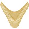 LittleForBig Piccolo segreto Tanga Tuck Gaff Panties liscio setoso nascosto gaff slip modellanti per crossdresser e individui transgender, gold, XXL