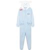 Hello Kitty Sanrio Cinnamoroll Tuta Intera Bambina con Cappuccio, Anime Accogliente Abbigliamento da Casa, Regalo Ragazza (11-12 Anni, Blu Cinnamoroll)