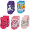 My Little Pony 5 Pack No Show Socks Calzini Casual, Rosa/Multicolore, Socke Größe 22-25.5 Passt schuhgröße 23-35 EU Bambine e Ragazze