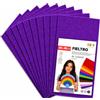 Sidi Global Market SIDI Feltro Viola 5 Fogli 40x30 Tessuto Hobbistica DIY