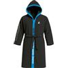 CRESSI ACCAPPATOIO MICROFIBRA NERO/AZZURRO TAGLIA M/L Unisex