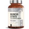 VitaBright Magnesio Citrato Capsule | 444 mg Magnesio Elementare | 240 Capsule | Chelato per Facile Assorbimento | Per Muscoli, Sport, Nervi, Energia | Alta Dose | Integratore Vegano | VitaBright