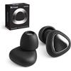 Nexus Best Prices Nexus® Sleep&Quiet Tappi per Orecchie per Dormire sul Fianco - Riduzione 28dB, Silicone Morbido Riutilizzabile, 4 Taglie (XS-L), Zero Pressione, Antirussamento e Insonnia