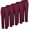 MISEMIYA Confezione da 5 Pezzi - Pantaloni Sanitari Unisex Vita Elastica UNIFORMEES Sanitari 5-8312