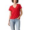 Levi's Perfect Vneck Urban Red Cotton