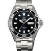 Orient Mako 2 & Ray 2 - Orologio da polso da uomo automatico e a carica manuale al quarzo sport bracciale e cassa in stainless steel di colore grey display analogico black - FAA02004B9
