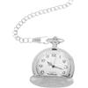 Healeved Orologio da Tasca Vintage con Coperchio a Ribalta in Lega e Plastico | Taschino Vintage, Design Inciso Classico con Catena, per Collezione e Occasioni Casual
