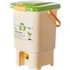 Fzaqwen Contenitore per Compost con Serbatoio di Fermentazione E Piastra di Separazione dell'Acqua, Accessori per Compost da Cucina E Balcone, L
