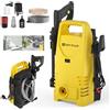AUTOFU Idropulitrice 1500W, 120 Bar, Portata 500 l/h, con ugello 3 in 1, Idropulitrice Elettrica Portatile per Patio, Auto, Vialetto e Giardino con Ampia Gamma di Accessori