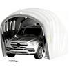 Generic Tenda da Garage Semiautomatico, Adatto per Ambienti Estern(Grigio)