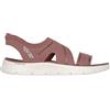 Skechers Donna Go Walk Flex Sandal Enticing Slip-In ALLENATRICE, Brown Textile, 38 EU