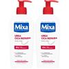 Mixa Urea Cica Repair+ Latte Corpo Rigenerante, Formato Grande, 400 ml (Confezione da 2)