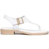 Nero Giardini E513405D Sandali Donna in Pelle - Bianco 37 EU