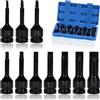 FIFIBANG 10 Pezzi Set Chiavi XZN 1/2", Bussola a Brugola XZN, M5,M6,M8,M10,M12,M14,M16,M17,M18,M19