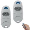 Haefan 2 Pezzi Telecomando Universale Cancello 433.92MHz - Copiatrice Codice Rotolare NA, 2 Canali Compatibile con CAME TOP 432/EV/EE/NA V, DOORHAN 301 - Bip Cancello per Porta Garage e Cancello Scorrevole