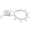 Lon0167 New Lon0167 12W 24 LED Panel 5730 SMD Plafoniera Plate Pure White(12W 24 LED Panel 5730 SMD Deckenleuchte Lampe Nachrüstplatte Reinweiß