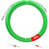 Huamirra Sonda Elettricista 30 M, φ 4 Mm Sonda Tiracavi, Sonda Passacavi Molla, Filo di Trafilatura a Spirale, per La Posa di Cavi di Condotti Vuoti, Estrattore di Fili con Nastro da Pesca