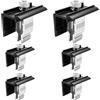 Liuliushun 6 Pz Staffa di Montaggio per Pannelli Solari | 30mm Staffe Montaggio Pannello Solare per 30-45mm Morsetti Terminali Solari Camper Tetti Pannello Fotovoltaico
