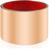 Chihutown Piastra in acciaio inox, per battiscopa, 10,2 x 299,7 cm, base per pareti, fondo porta, isola della cucina, armadietto, battiscopa a specchio argento (oro rosa)