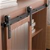 BONIKLUBA 3FT/91.5cm Mini Binario Porta Scorrevole per Porta TV ad anta Singola Armadio Guardaroba Piccolo (Senza anta Dell'armadio)
