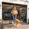 Generic Zanzariera Magnetica 213cm-305cm Zanzariera Porta Finestra in Fibra di Vetro, Zanzariere Magnetiche per Garage, Rete Protettiva Traspirante con Chiusura Automatica senza Fori