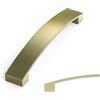 Amerdeco 10 Pezzi Maniglie per Mobili Bronzo Verde Anticato Interasse Fori 128mm Maniglie Cucina Cassetti Armadietti per Cucina e Bagno UK0021