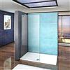 AICA ITALY Parete Doccia 45cm Walk-in Barra Angolare 6mm Vetro 65x185cm