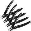Ainiv Pinza da Taglio Diagonale, 4pz Pinze per Taglierine di Precisione | Pinza elettricista, Spellafili e Tagliafili, Multifunzionale Tronchesi a Filo per Artigianato Creazione Gioielli, Nero