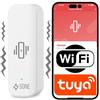 Sone Smart One Sensore di vibrazione WiFi Tuya, 3 livelli, 2 x AAA, bianco