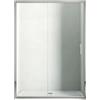 IMPALLI è casa IMPALLI Box Doccia H190 Cm Estensibile 138-141 Cm Reversibile Porta Doccia Scorrevole Chiusura Magnetica Box Doccia Cristallo Trasparente 6 Mm Profilo Alluminio Anta Sganci Rapidi (CROMO LUCIDO 140)