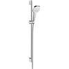 hansgrohe Croma Select E Set doccia Vario con asta doccia 90 cm, bianco/cromo, 26592400