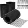 NIERBO Griglia di protezione per grondaie in plastica resistente, set da 3 Protezione grondaia, antilegno, filtro antilegno Per case, rimessaggi, grondaie, canali (18 cm x 2400cm / 30 clip)