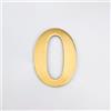 Yooumilife Numeri Civici Da 3 Pollici, Numero Di Porta Moderno In Metallo Ottone, 8 Cm, Lettere Dorate Per Indirizzo Di Cassetta Postale, Segno Decorativo Per Esterni, Per Camera D'hotel, Giardino(0)