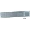 Steinberg14 Griglia di Ventilazione Rettangolare 500x100 mm - Griglie di Aerazione in Metallo Zincato - Serranda di Scarico dell'aria con Zanzariera - Copri Bocchetta Interna a Parete e a Soffitto