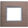 Ettroit PLACCA IN ALLUMINIO COMPATIBILE CON SERIE BTICINO MATIX 2-3-4-6 MODULI COLORI ASSORTITI (2 MODULI, ORO)