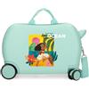 Disney Joumma Disney Vaiana Sea Vibes - Valigia per bambini, 45 x 31 x 20 cm, rigida, ABS, 24,6 l, 1,76 kg, 2 ruote doppie, bagaglio a mano