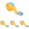 Carpoint Cinghia a nastro tensore con fibbia 7m x 2,5cm (Confezione da 4)