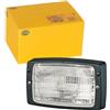 HELLA 1GB 006 213-101 Alogeno-Faro da lavoro, Modul 6213, 12/24V, 1000lm, Montaggio, interno/Raccordo a vite, Fissaggio a 2 punti, Illuminazione a lungo raggio, Spina Spina piatta