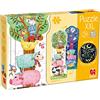 Goula Puzzle XXL Leggero Reversibile - Puzzle XXL per Bambini - Dai 3 Anni