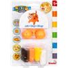 Simba Art & Fun Air Dry Clay Tiger - Set Creativo con Impasto ad Asciugatura d'Aria, 4 Colori Airclay, Parti in plastica e Istruzioni, Kit Fai da Te per Bambini dai 5 Anni in su
