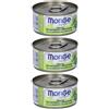 Monge Supreme Tonno Con Riso Integrale Ginkgo Biloba Gatti Sterilizzati 3x80 g Mangime