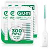 GUM Soft-Picks - Stuzzicadenti originali facili da usare per la pulizia dei denti, spazzolini interdentali usa e getta con comoda custodia per il trasporto, plettri dentali consigliati dai dentisti,