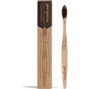 Georganics - Spazzolino Sostenibile, 100% Naturale in Legno di Faggio Bio - Manico Riciclabile, Compostabile e Setole in Nylon senza BPA per Adulti - Vegan, senza SLS, Test Su Animali - Morbido