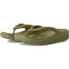 Fitflop Relieff Recovery Toe-Post Sandali Zeppa Donna, Oliva, 11 Wide