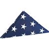 XIFAN Bandiera commemorativa 1,5 x 2,9 m, 100% cotone, bandiera americana per sepoltura militare veterana, con stelle ricamate, strisce cucite, 4 file di cuciture a blocco, occhielli in ottone, resistente