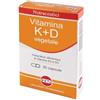 Kos Vitamina K+D Vegetale Integratore per Salute Ossa e Osteoporosi 30 Capsule