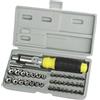 Mannesmann - M29041 - Set inserti e chiavi a tubo 41 pz., 1/4 | Rivestito a polvere e resistente alla corrosione, profili a taglio, Phillips, Pozidriv e Torx, per casa e auto